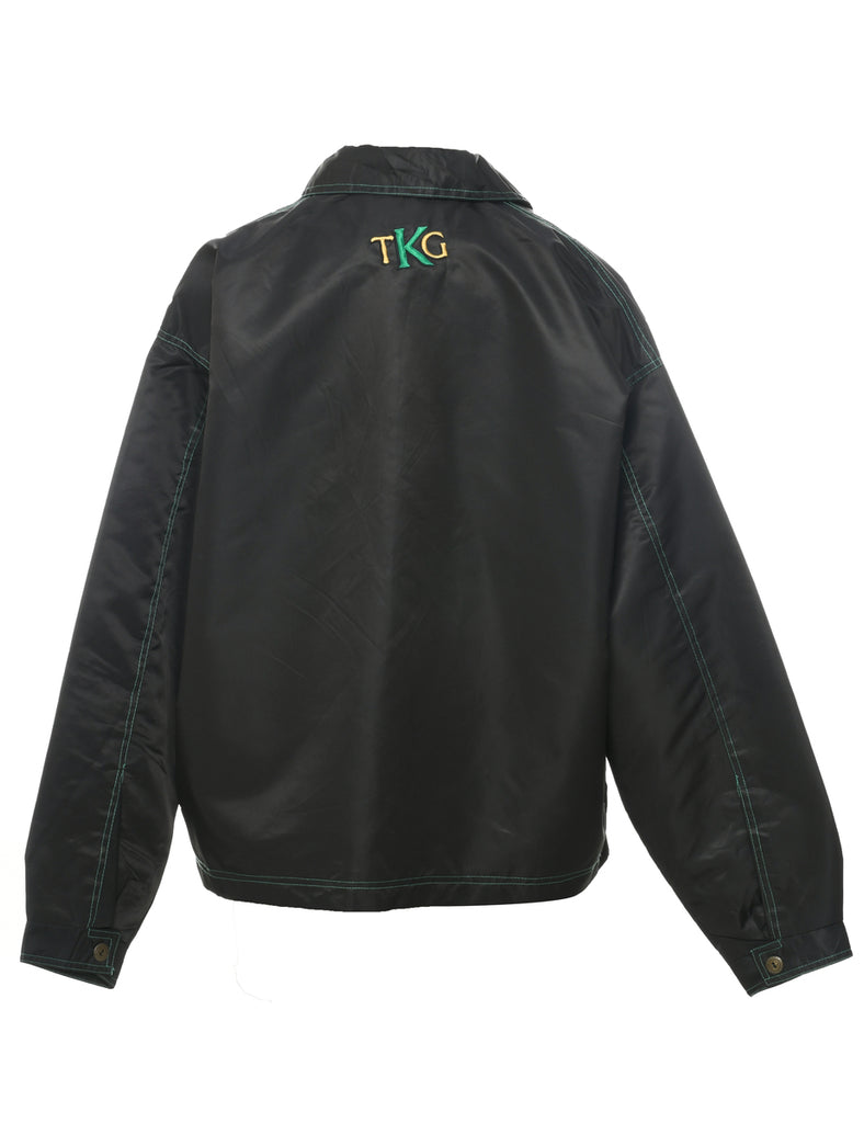 Black Nylon Jacket - L