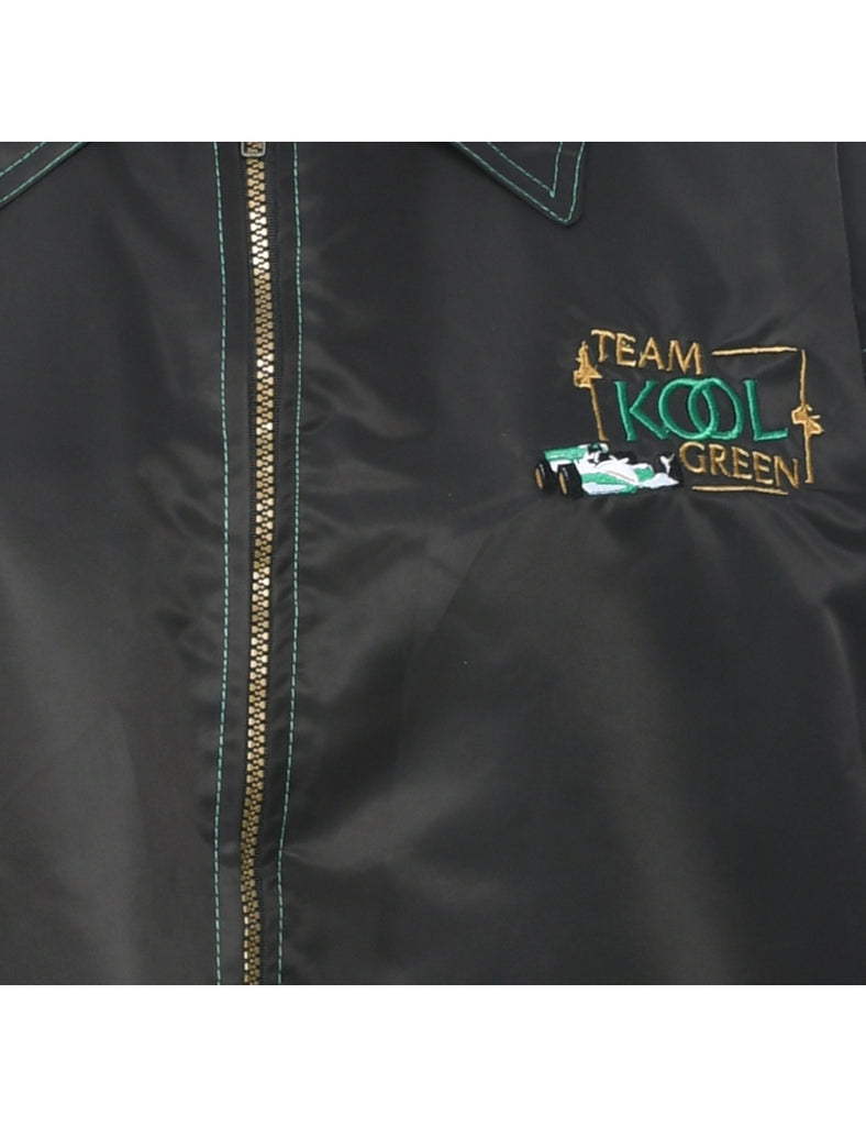 Black Nylon Jacket - L