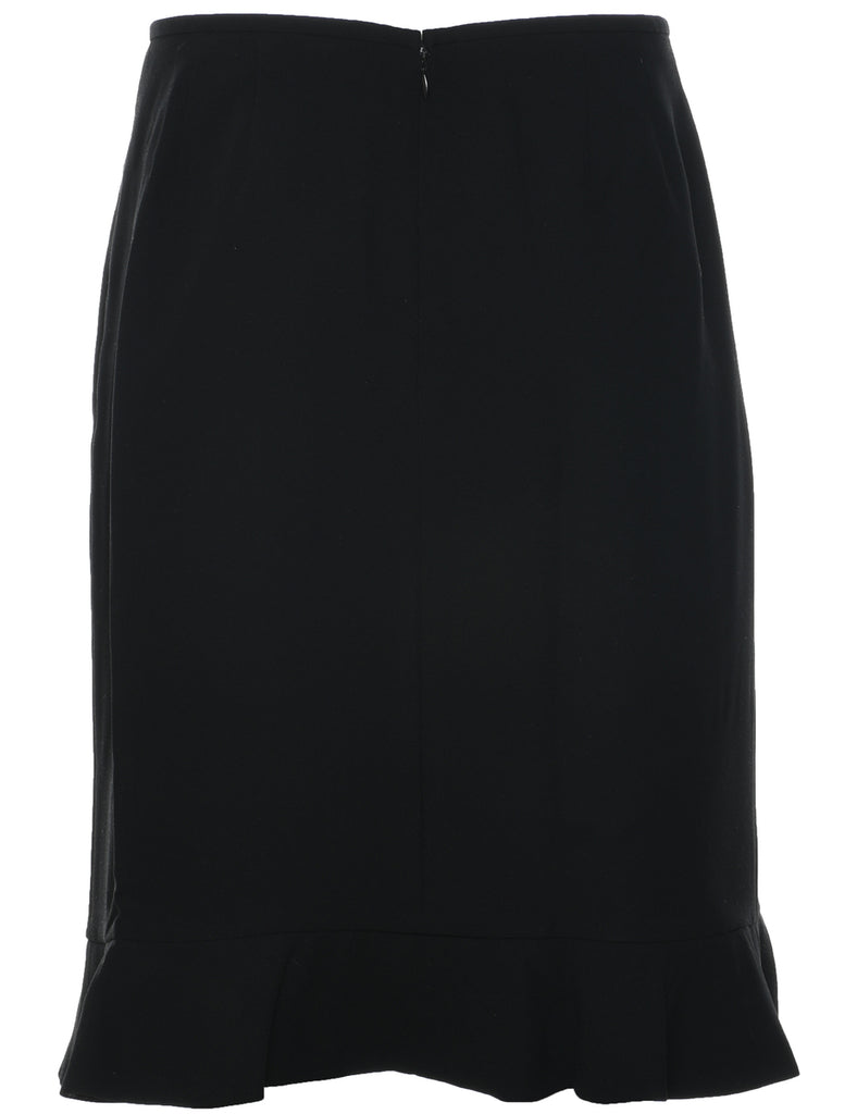 Black Pencil Skirt - L