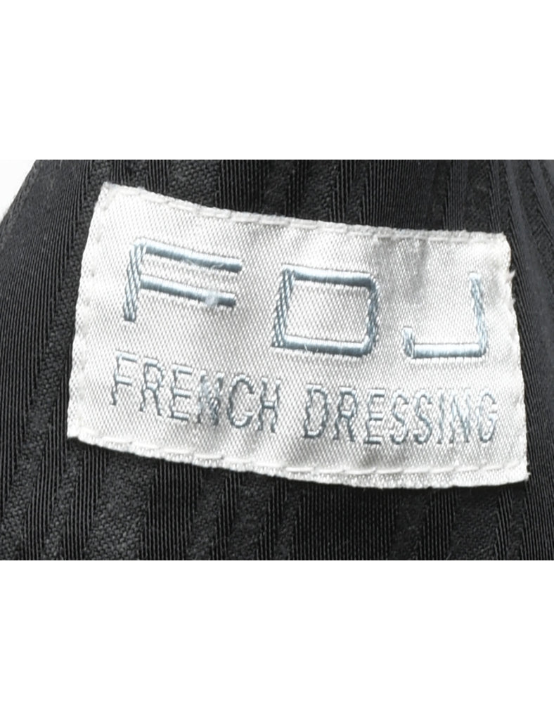 Black Pinstriped Trousers - W30 L32