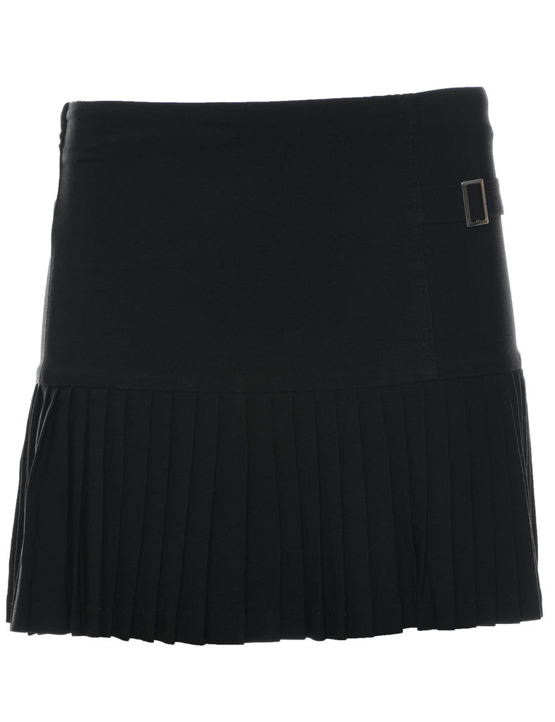 Black Pleated Skirt - XS