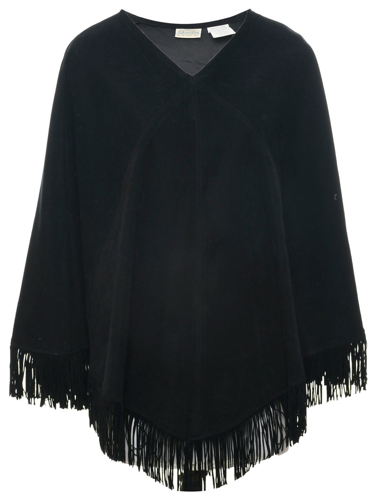 Black Poncho - XL