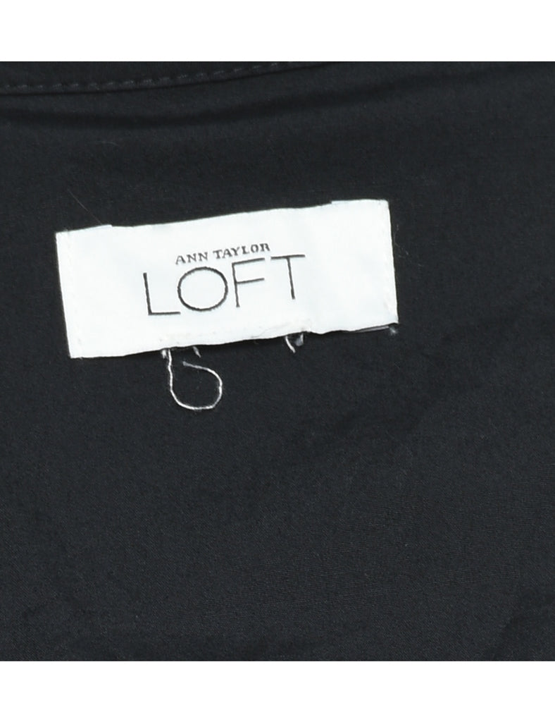 Black Shirt Dress - M