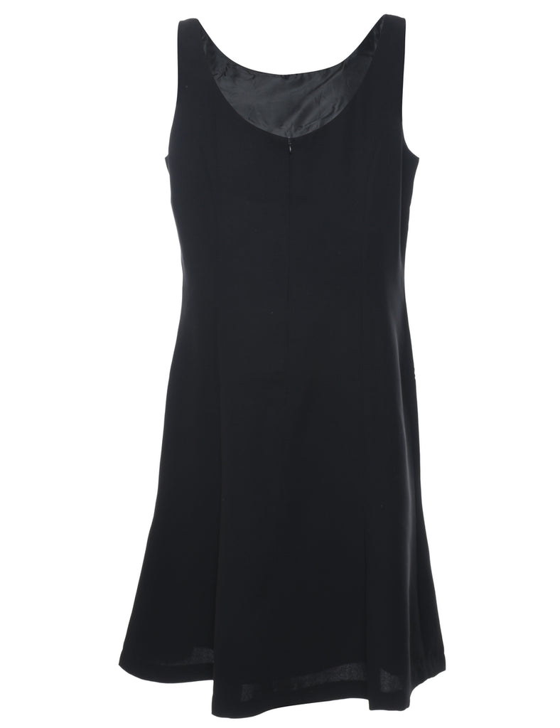 Black Sleeveless Dress - L