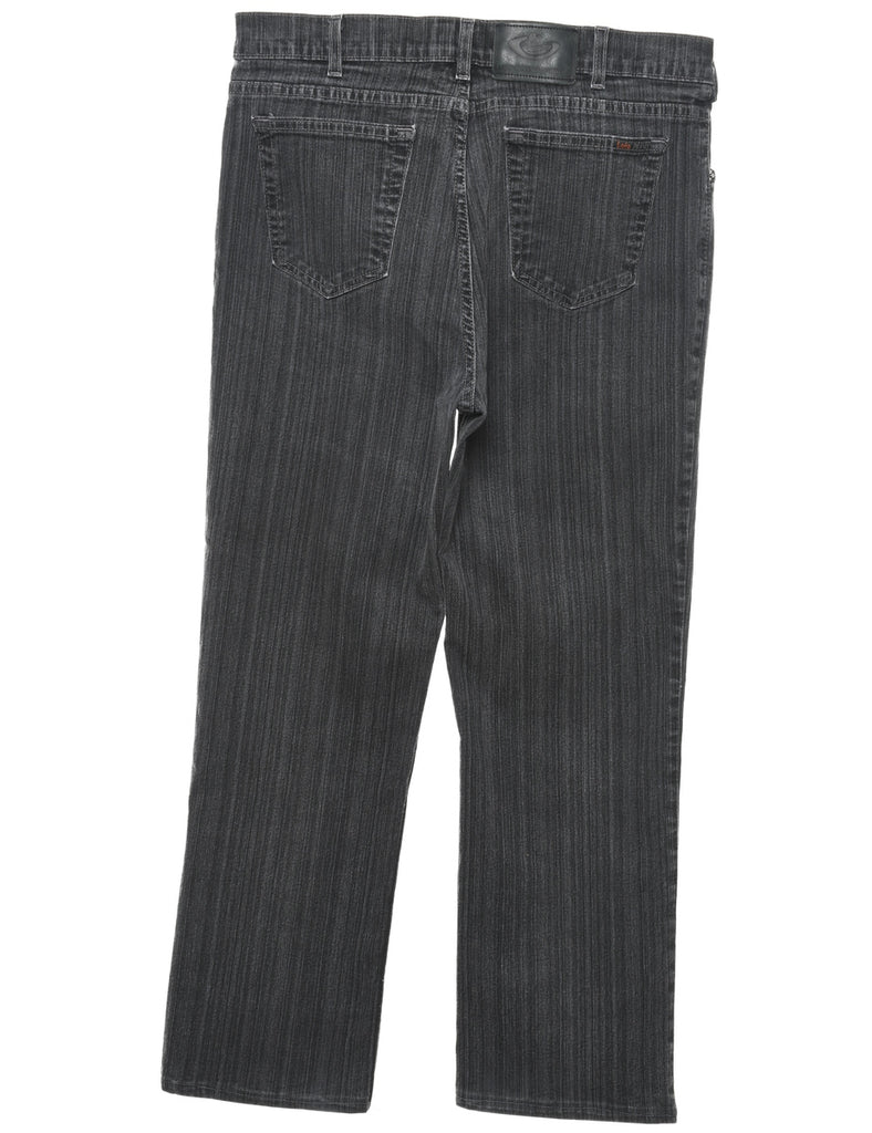 Black Straight Fit Jeans - W33 L29