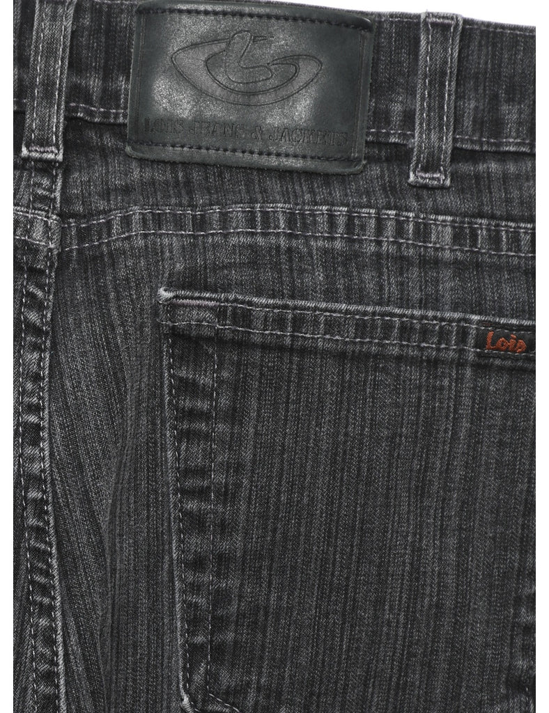 Black Straight Fit Jeans - W33 L29