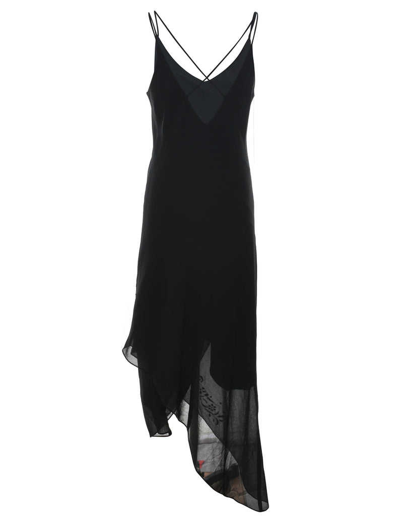 Black Strappy Dress - M