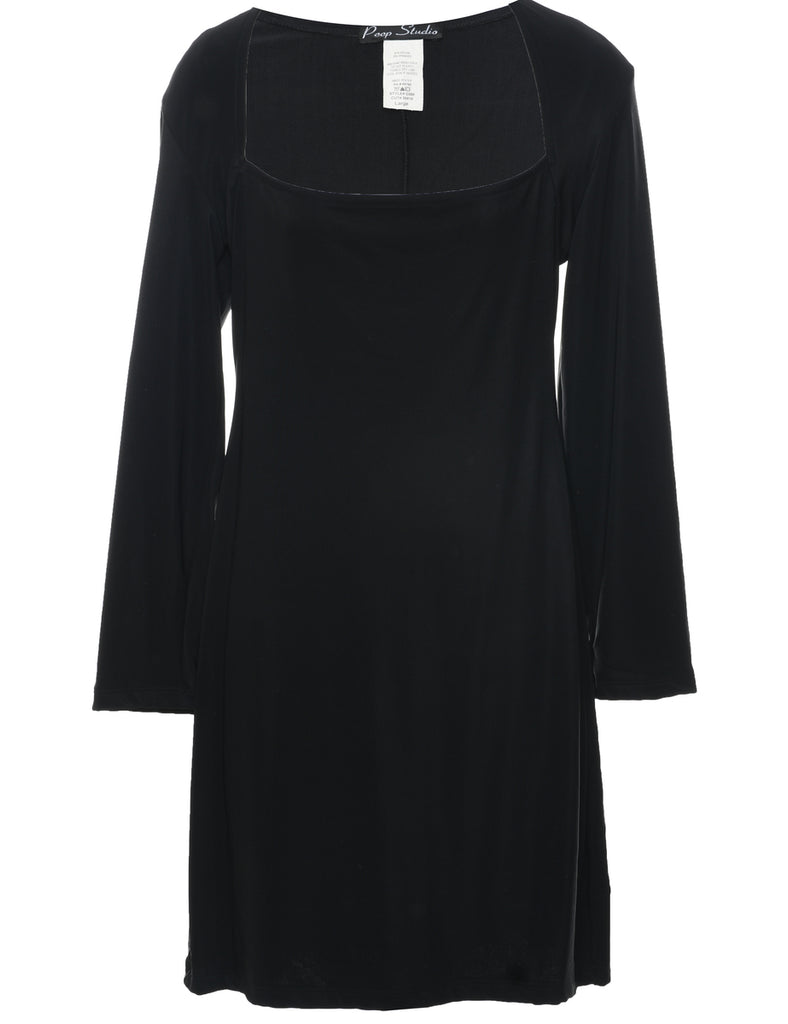 Black Strechy Dress - L