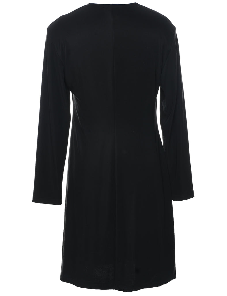 Black Strechy Dress - L