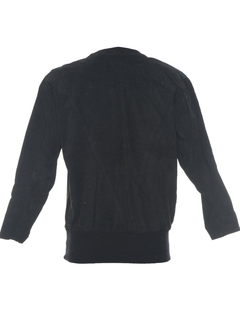 Black Suede Jacket - M