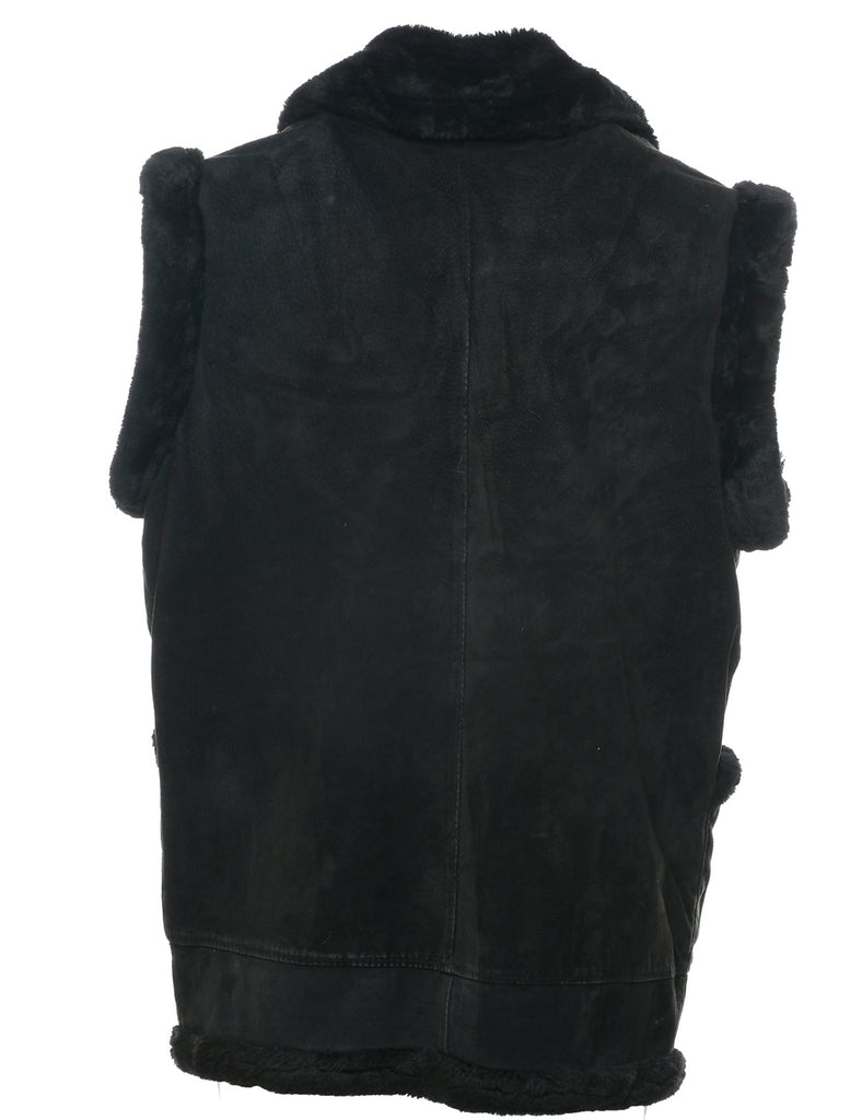 Black Suede Jacket - M