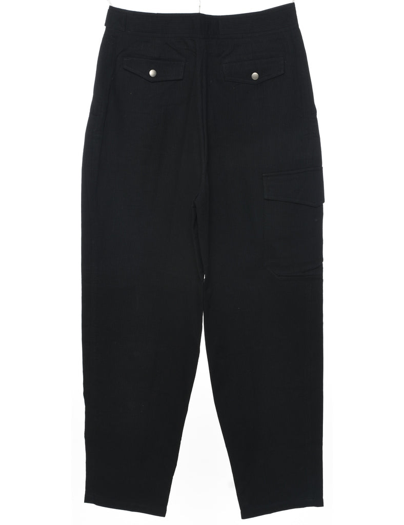 Black Tapered Trousers - W31 L28