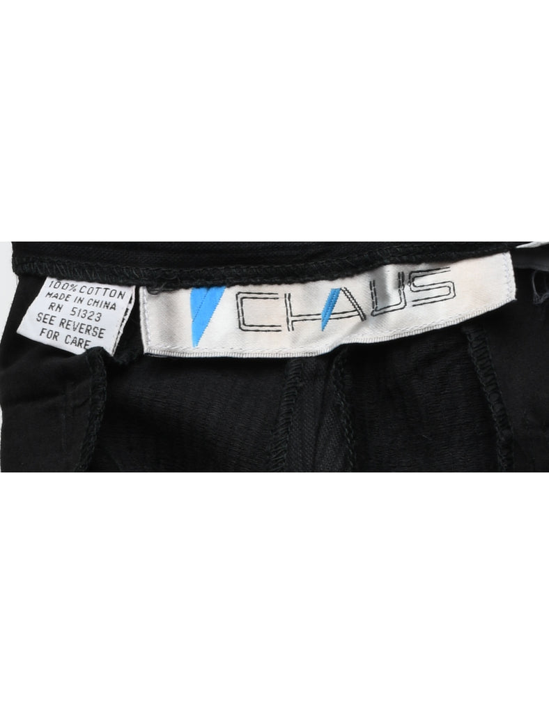 Black Tapered Trousers - W31 L28