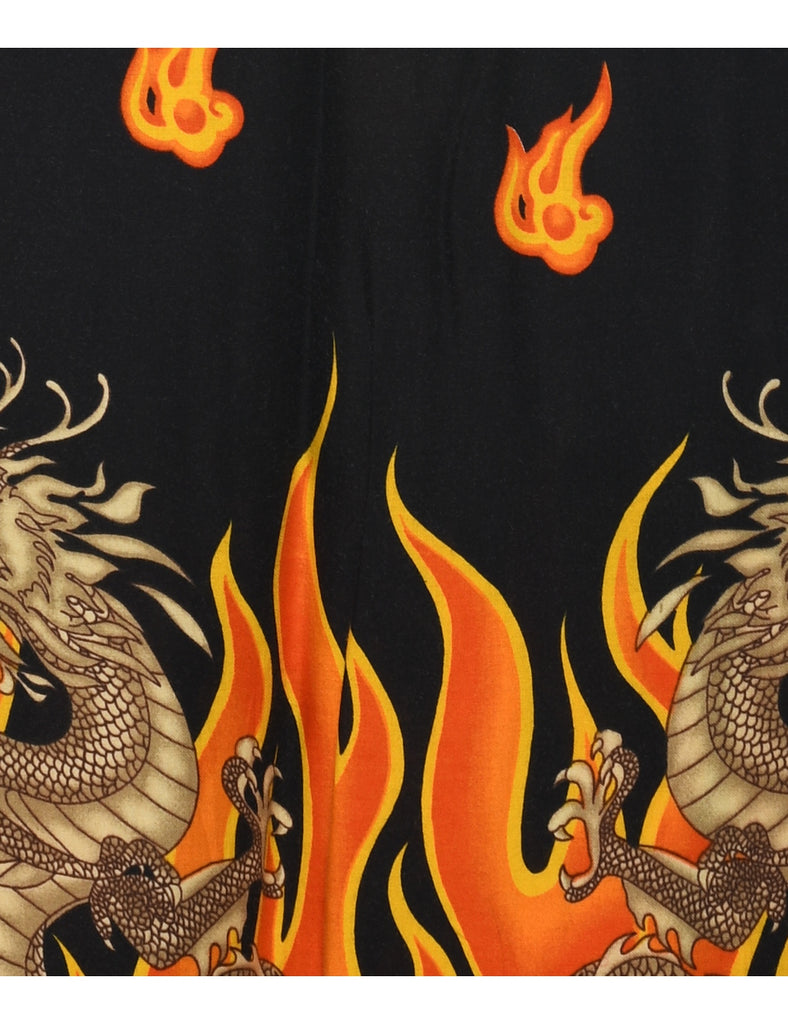 Black Tiered Skirt - M