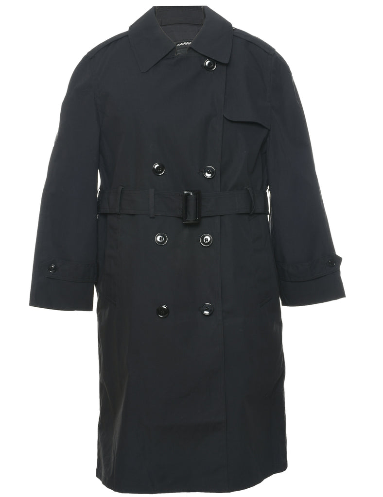 Black Trench Coat - L