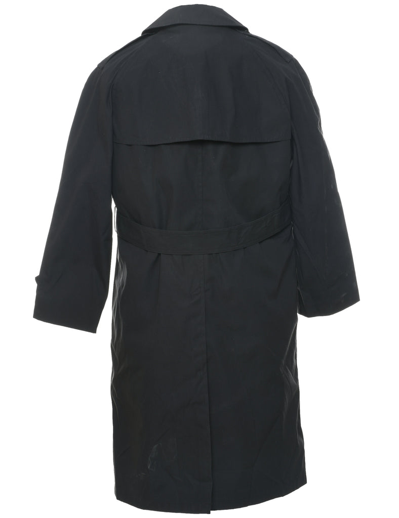 Black Trench Coat - L