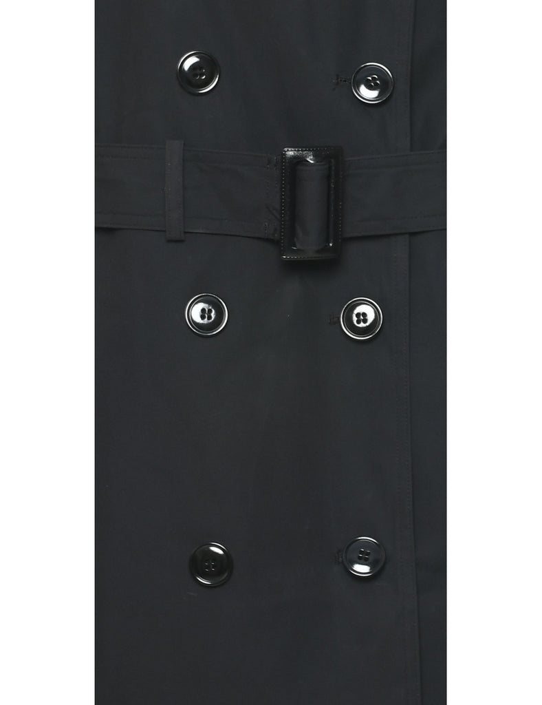 Black Trench Coat - L