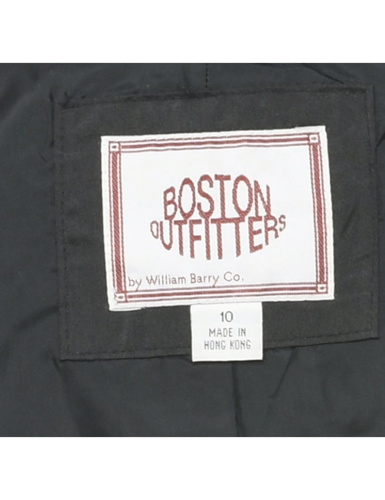 Black Trench Coat - L