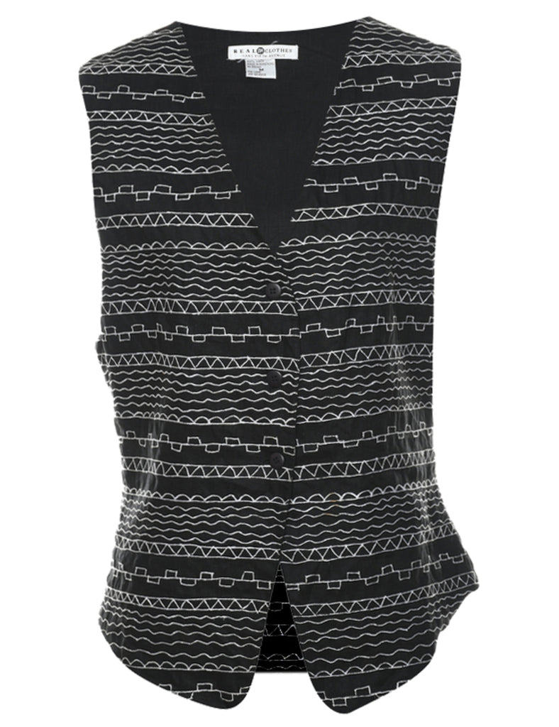 Black Waistcoat - M