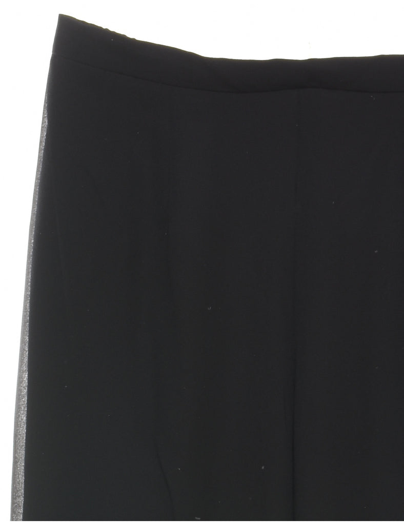 Black Wide-Leg Culottes  - W34 L29