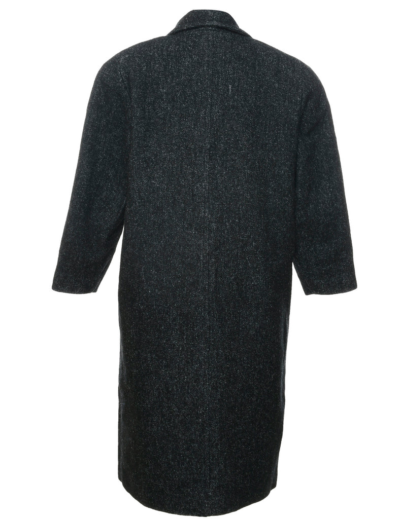 Black Wool Coat - M