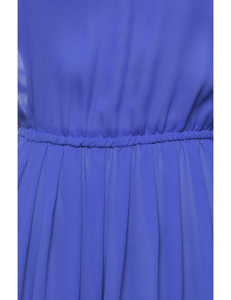 Blue Blouson Dress - M