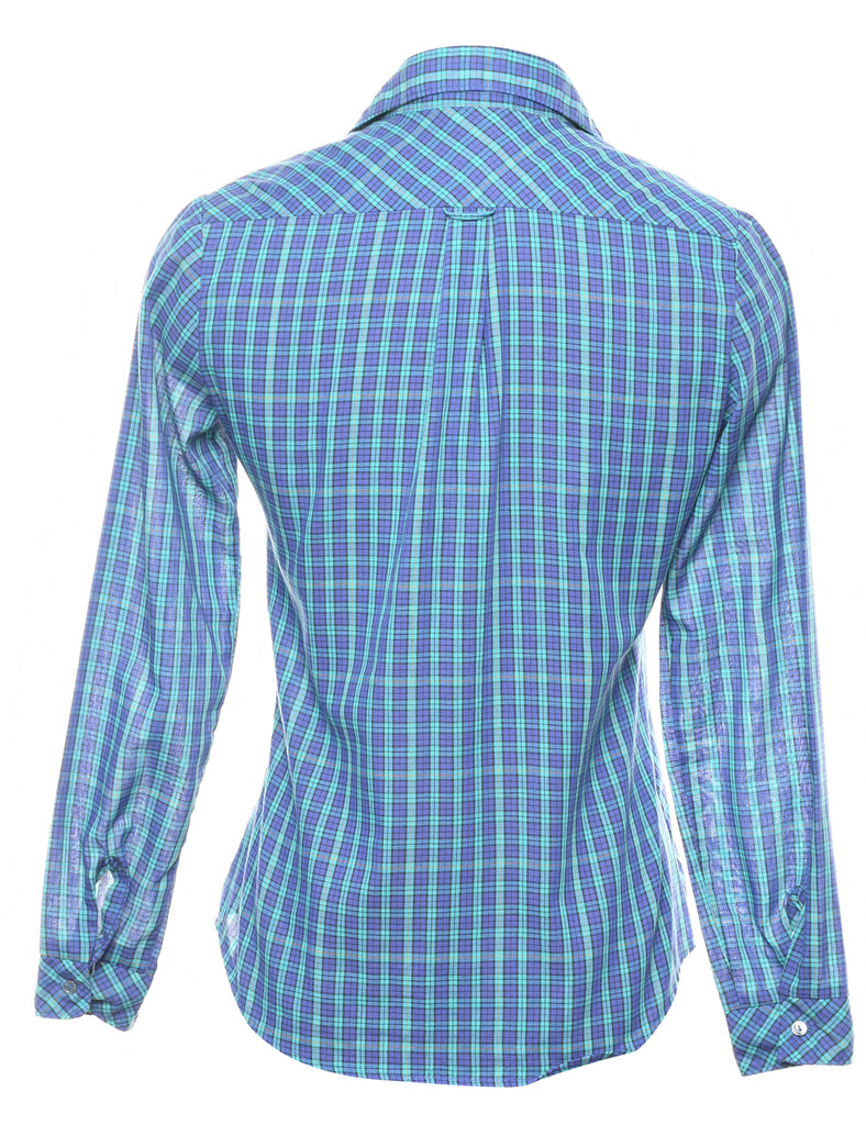 Blue Checked Shirt - S