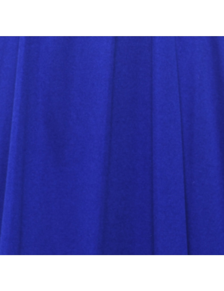 Blue Halterneck Evening Dress - XS