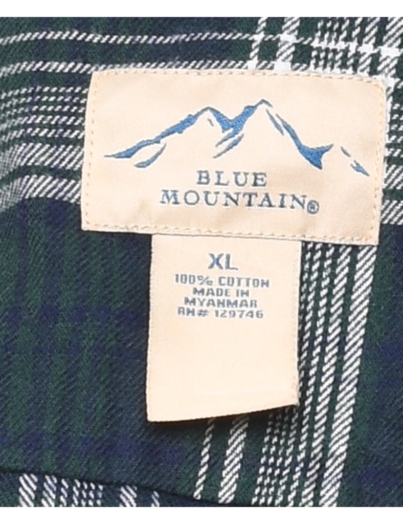 Blue Mountain Checked Shirt - XL