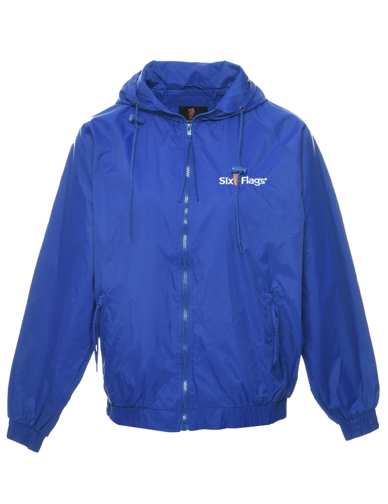 Blue Nylon Jacket - M