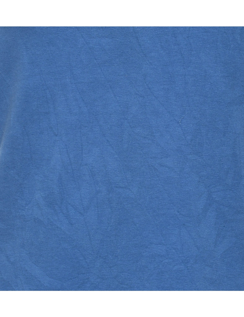 Blue Strappy Vest Top - XS