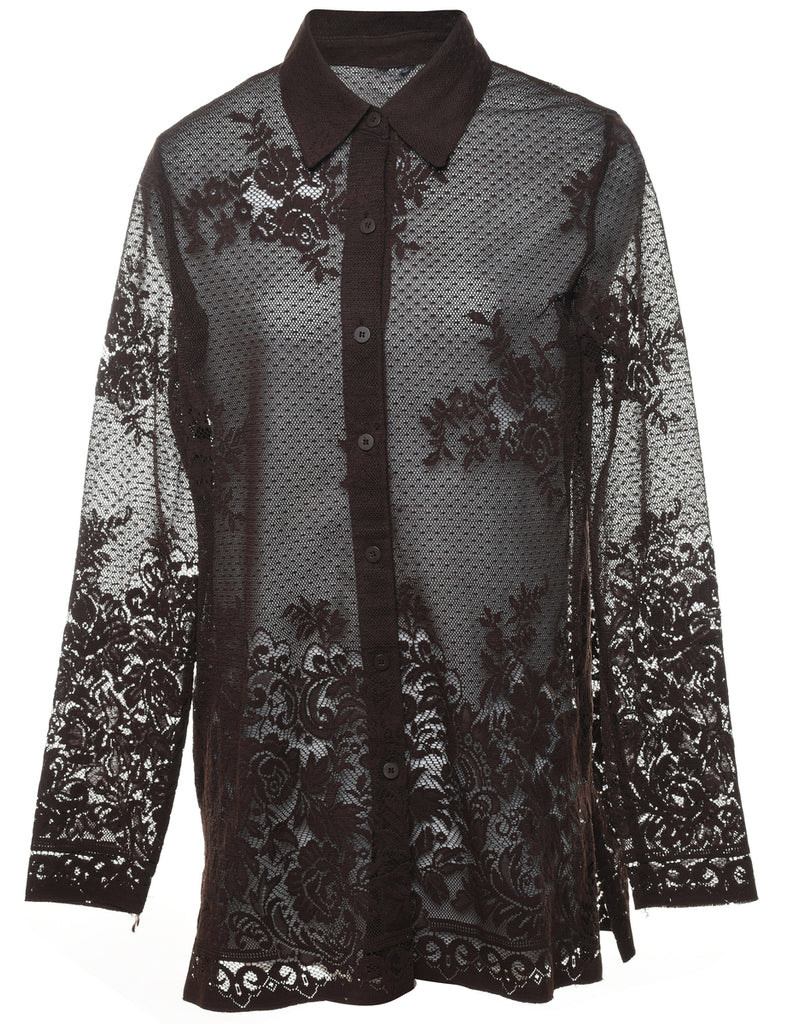 Broderie Anglaise Shirt - L