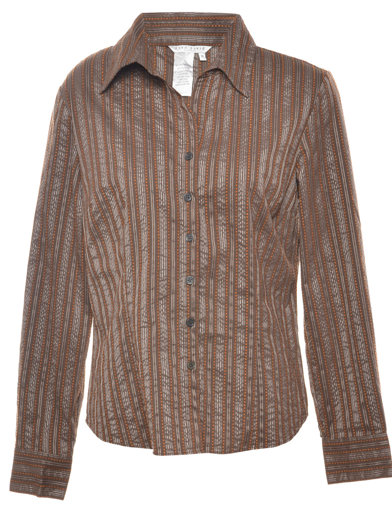 Brown Blouse - M