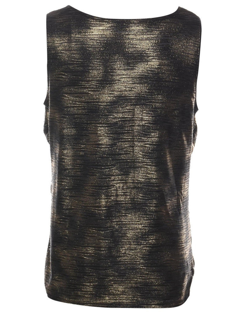 Brown Evening Top - M