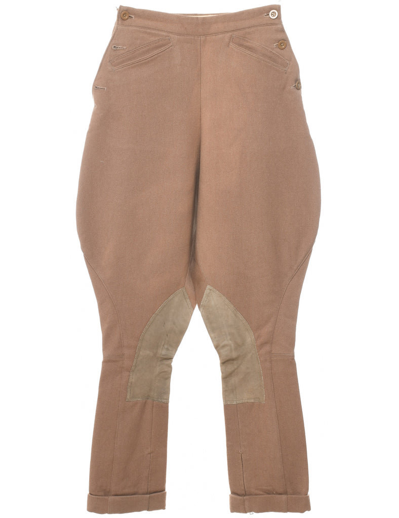 Brown Jodhpur Trousers - W24 L30