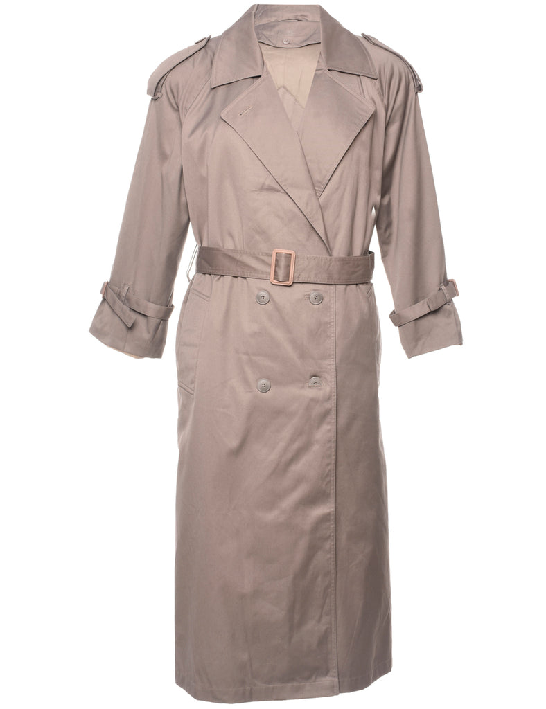 Brown Trench Coat - L