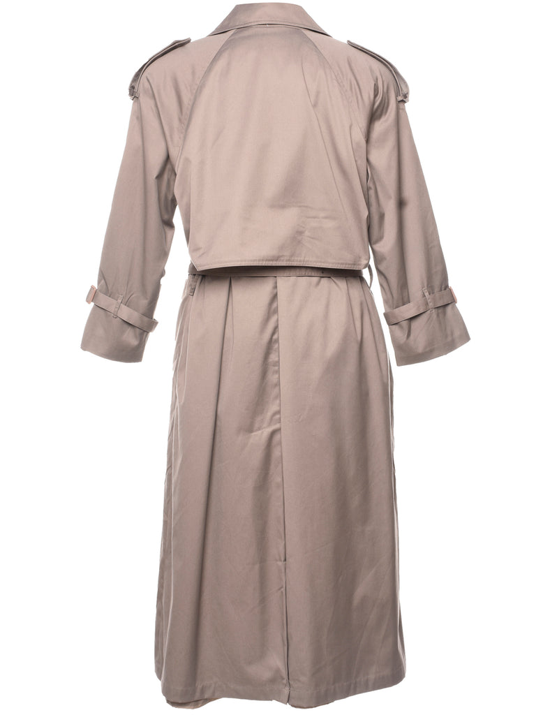 Brown Trench Coat - L