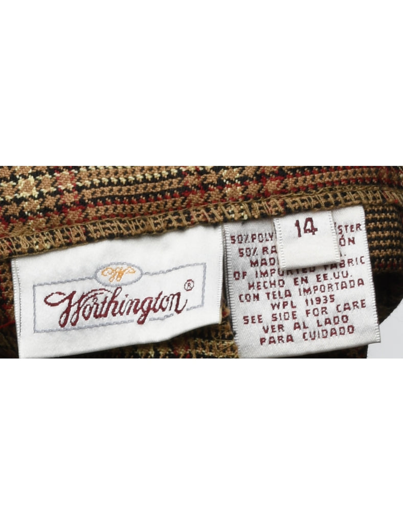 Brown Trousers - W29 L29