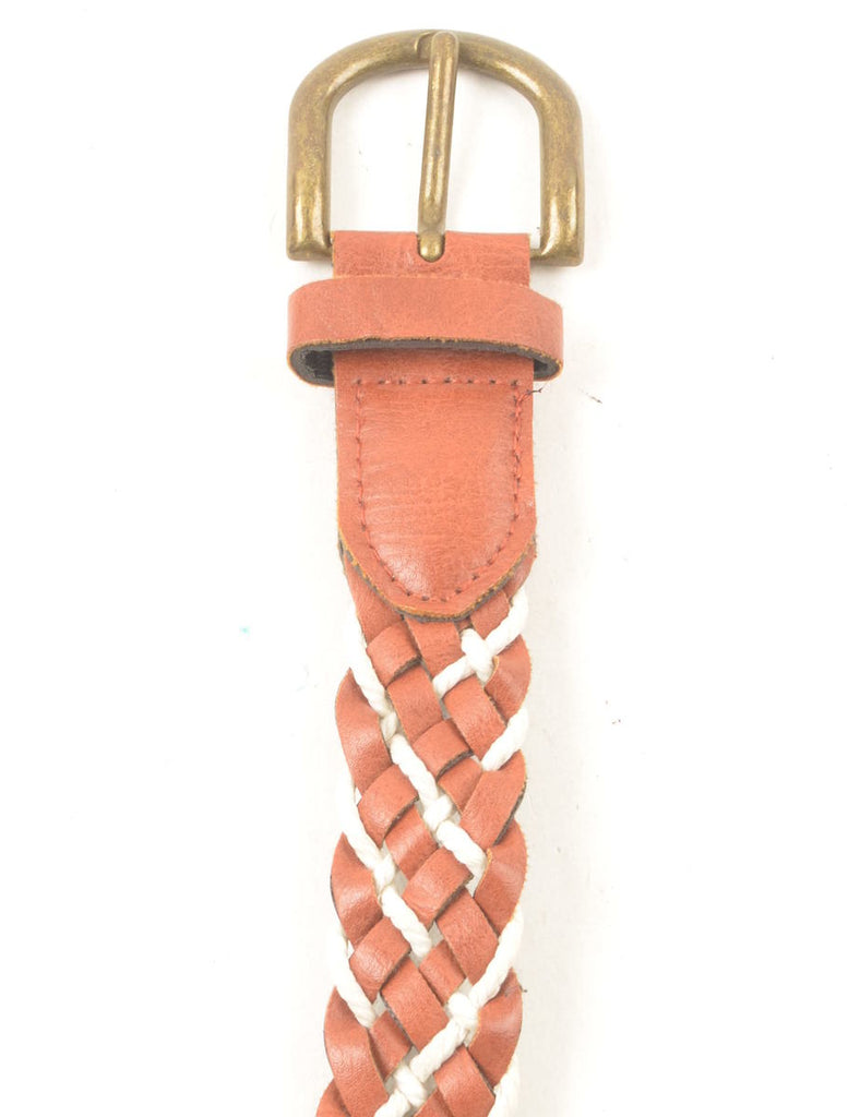 Brown Woven Belt - L