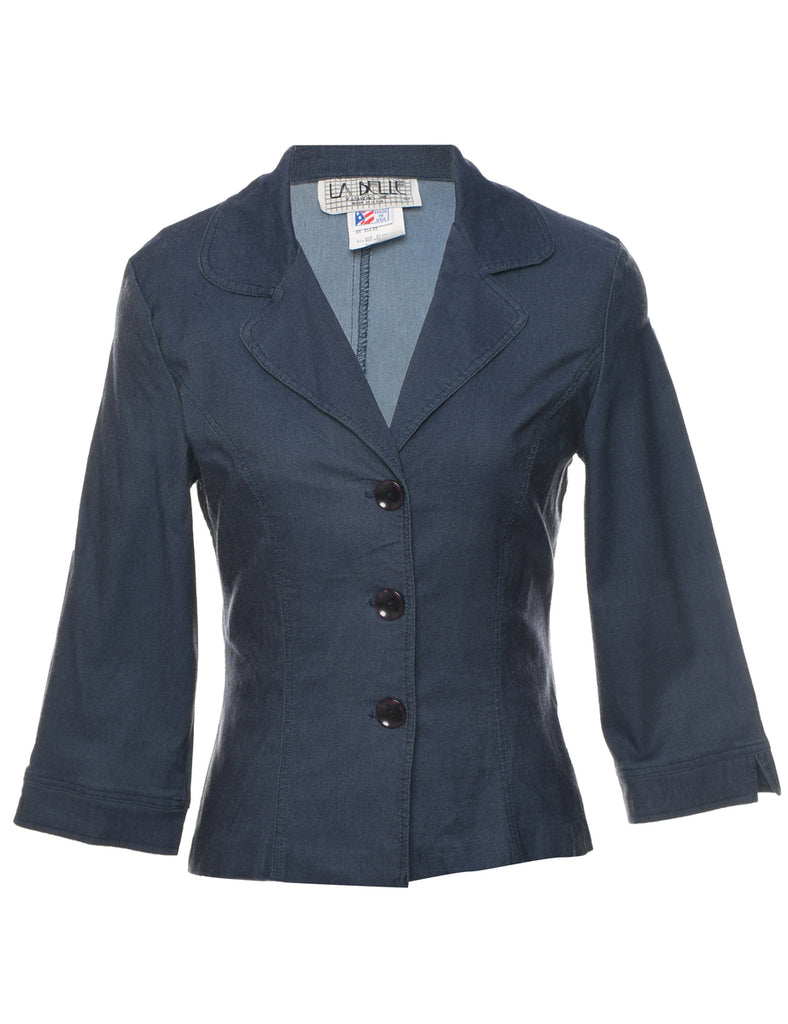 Button Front Blazer - M