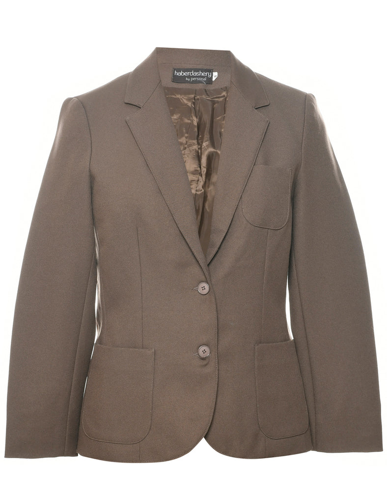 Button Front Blazer - S