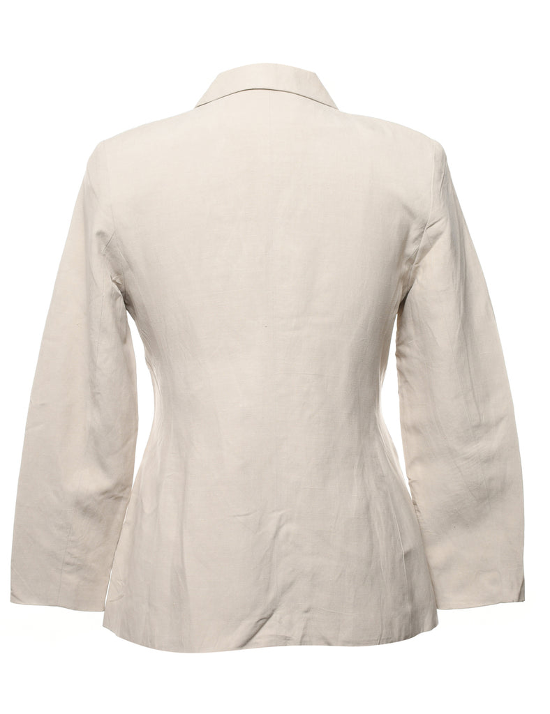 Button Front Blazer - L