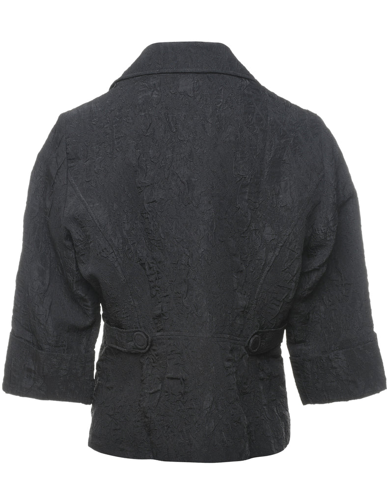 Button Front Blazer - L