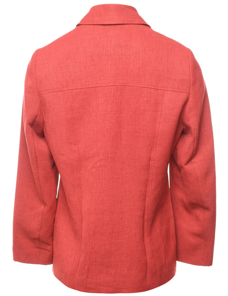 Button Front Blazer - M