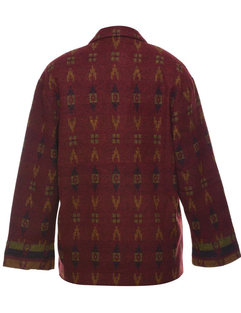 Button Front Blazer - S