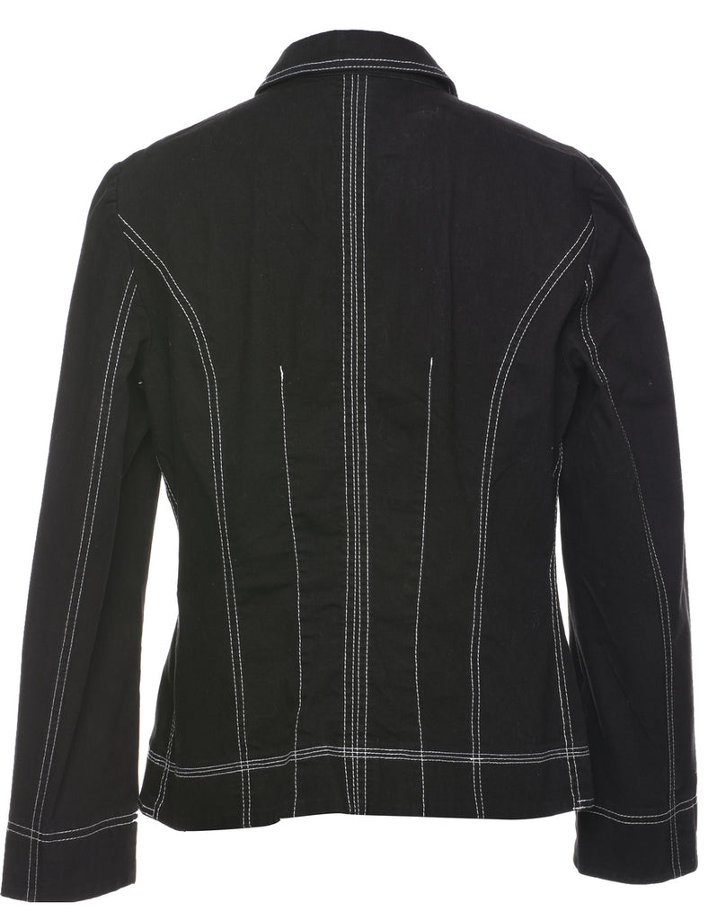 Button Front Blazer - L