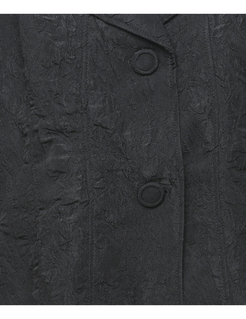 Button Front Blazer - L