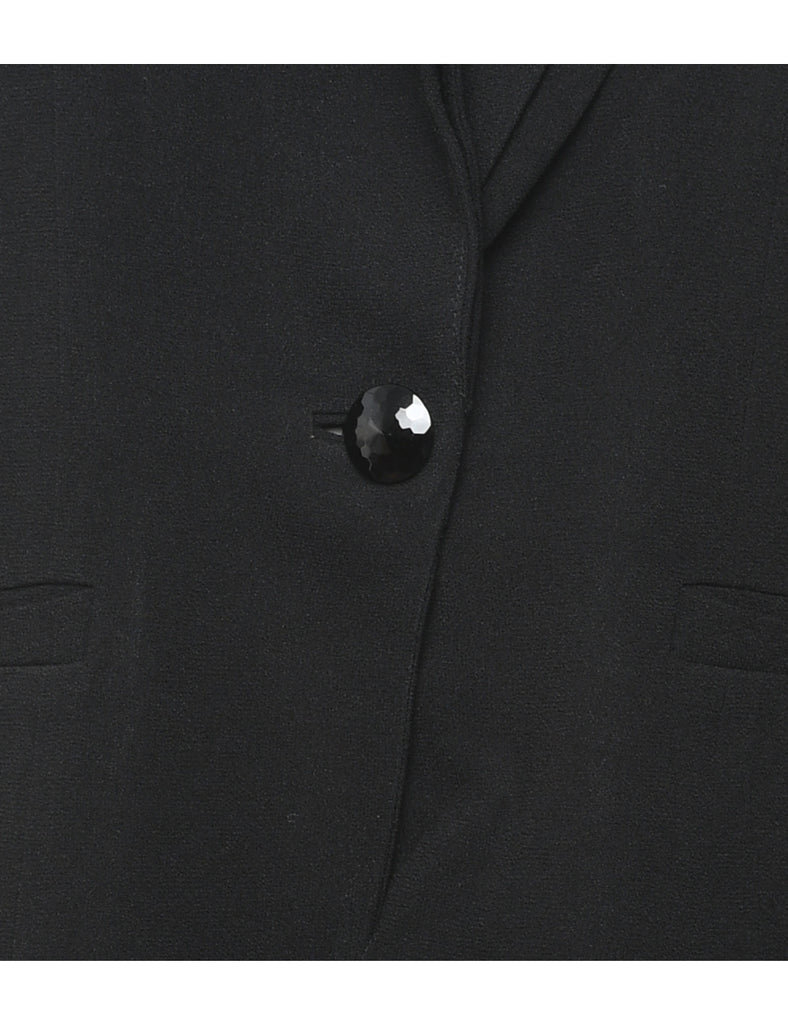 Button Front Blazer - M