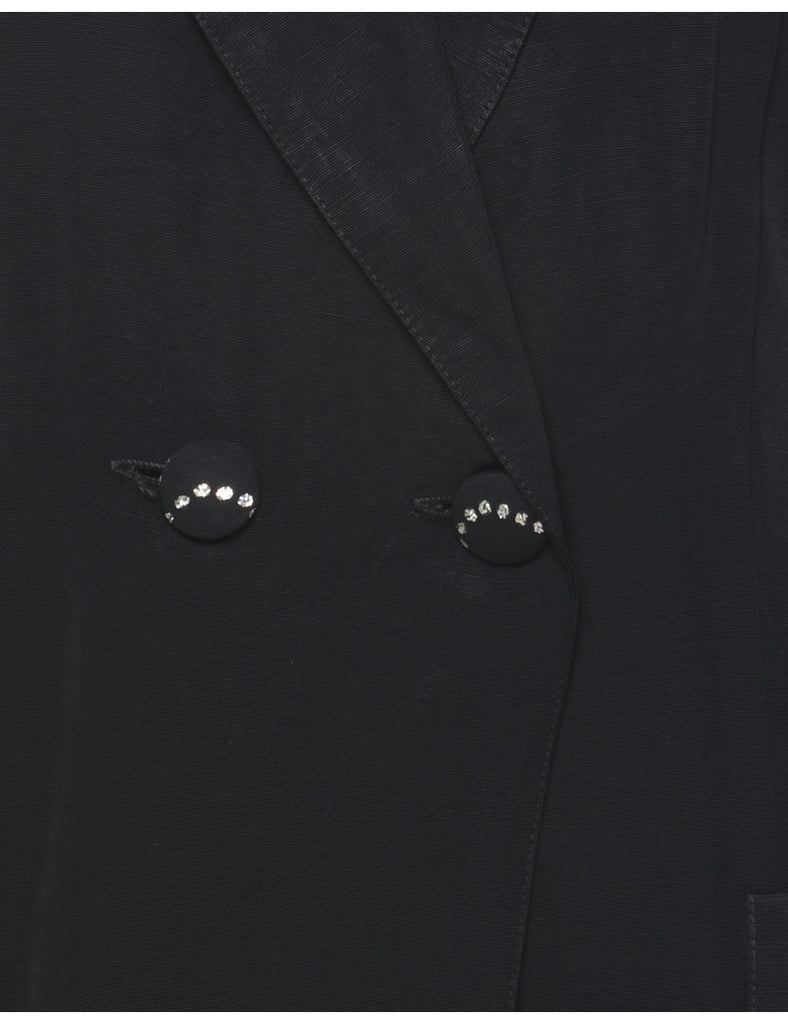 Button Front Blazer - L