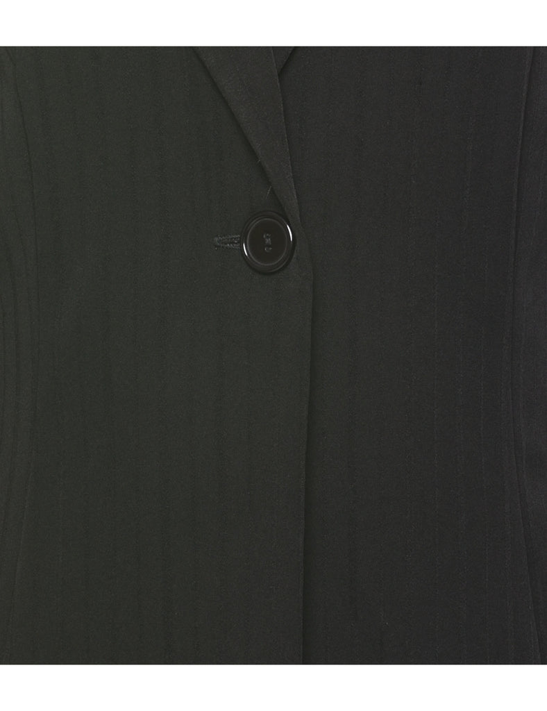 Button Front Blazer - M